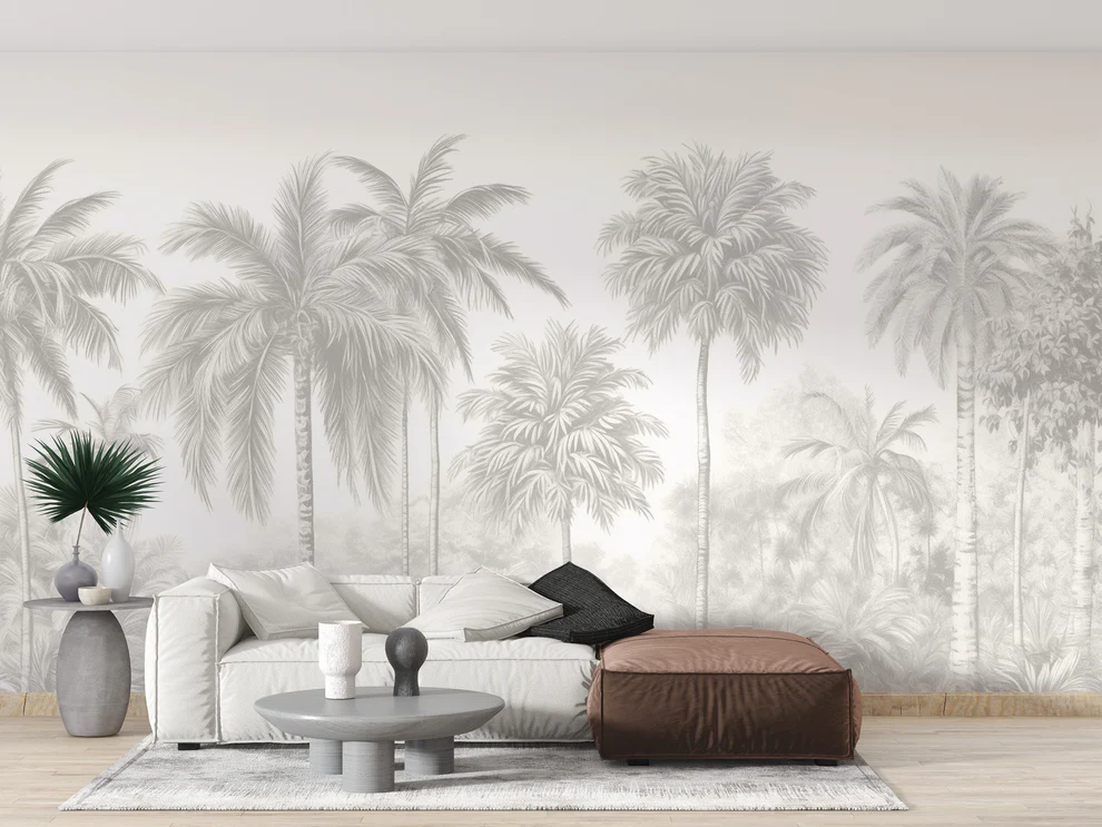 Retro Tropical Wallpaper in Midcentury Style with Vintage Appeal | by Giffywalls - Wallanza | Apr, 2025 | Medium