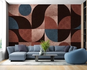 Is Black and White Abstract Line Art Wallpaper Suitable for Small...