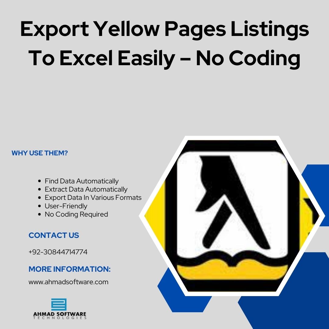 Export Yellow Pages Listings to Excel Easily – No Coding