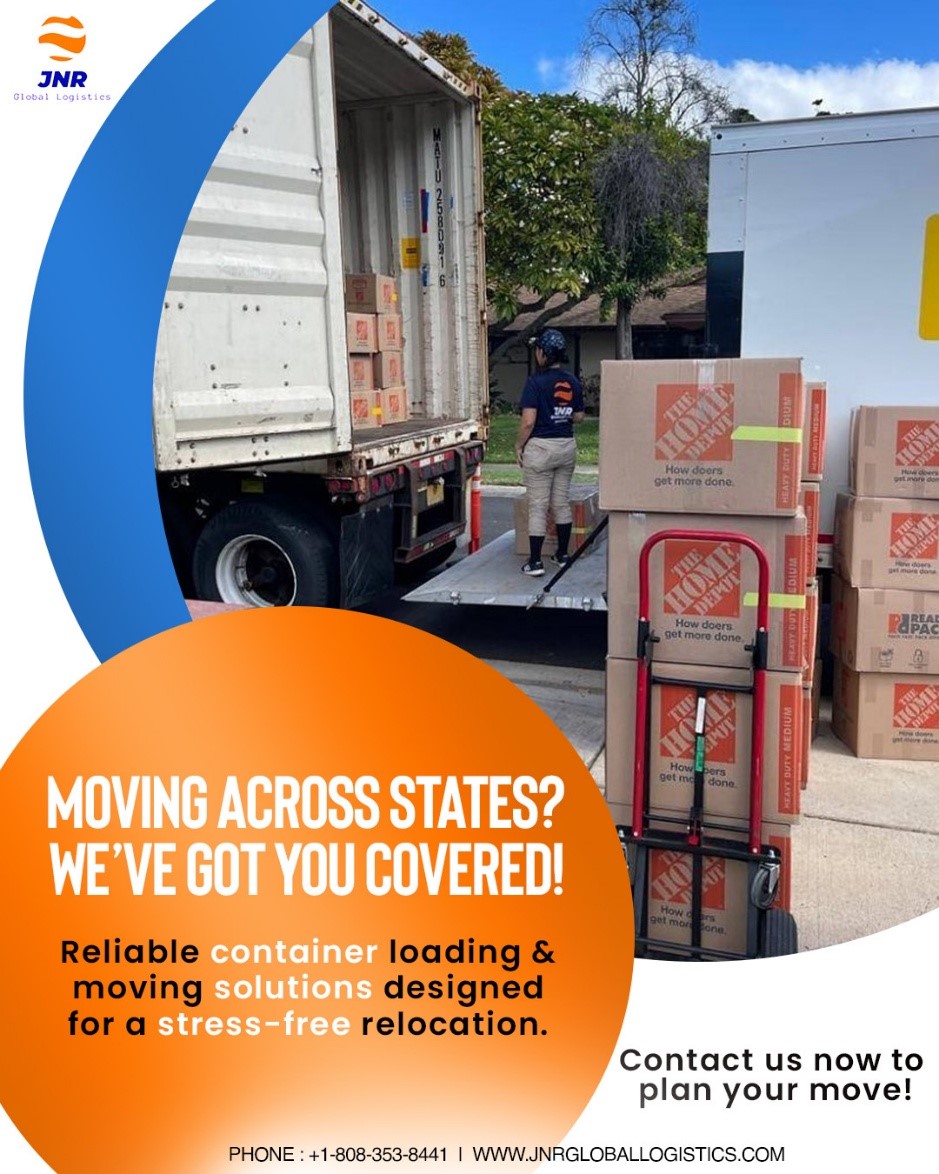 Shipping of Household Goods from Hawaii to Mainland with JNR