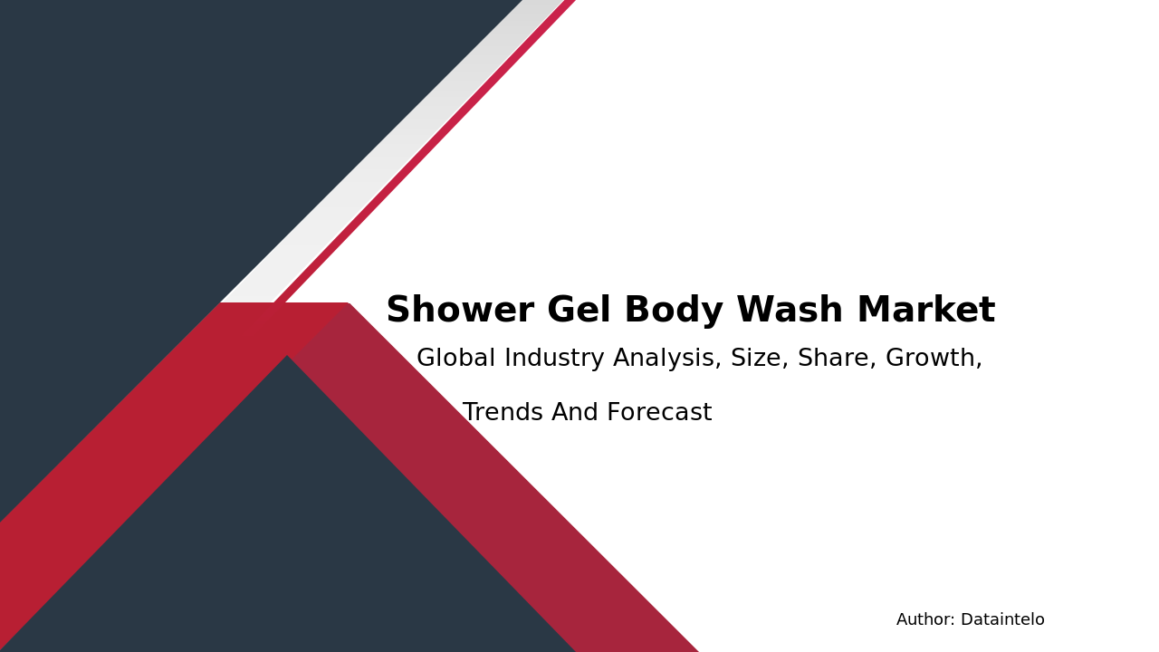 Shower Gel (Body Wash) Market Report | Global Forecast From 2025 To 2033