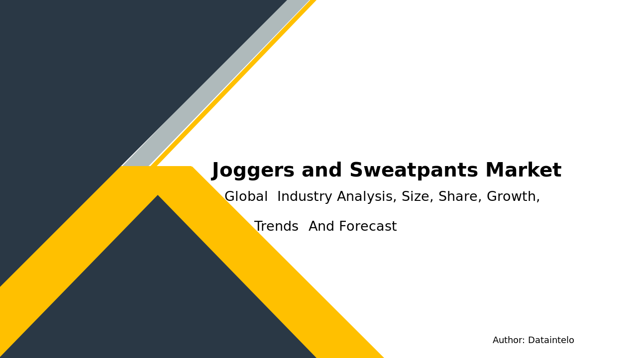 Joggers and Sweatpants Market Report | Global Forecast From 2025 To 2033