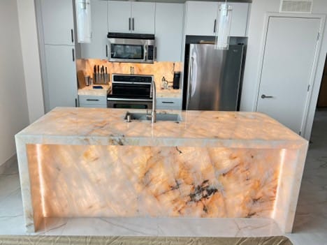 Backlit countertops in denver