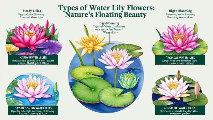 Discover Beautiful Types of Water Lily Flower with Stunning Varieties – @internationalwaterlilycollection on Tumblr