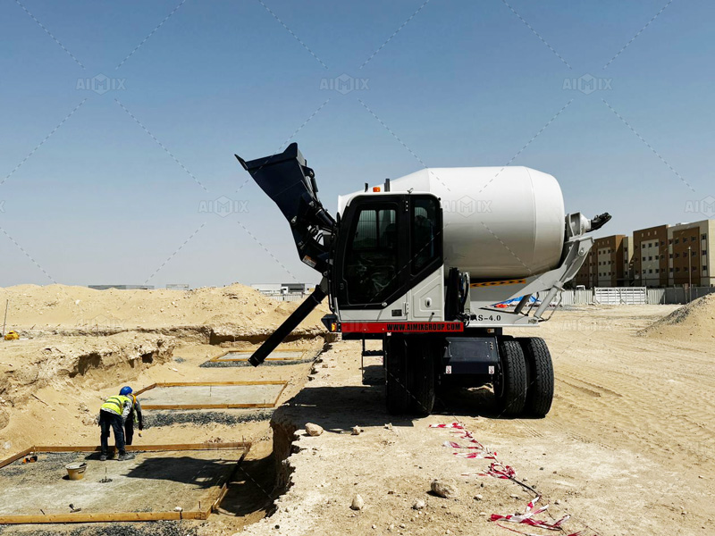 Self loading Concrete Mixer - China Export No.1 - AIMIX GROUP