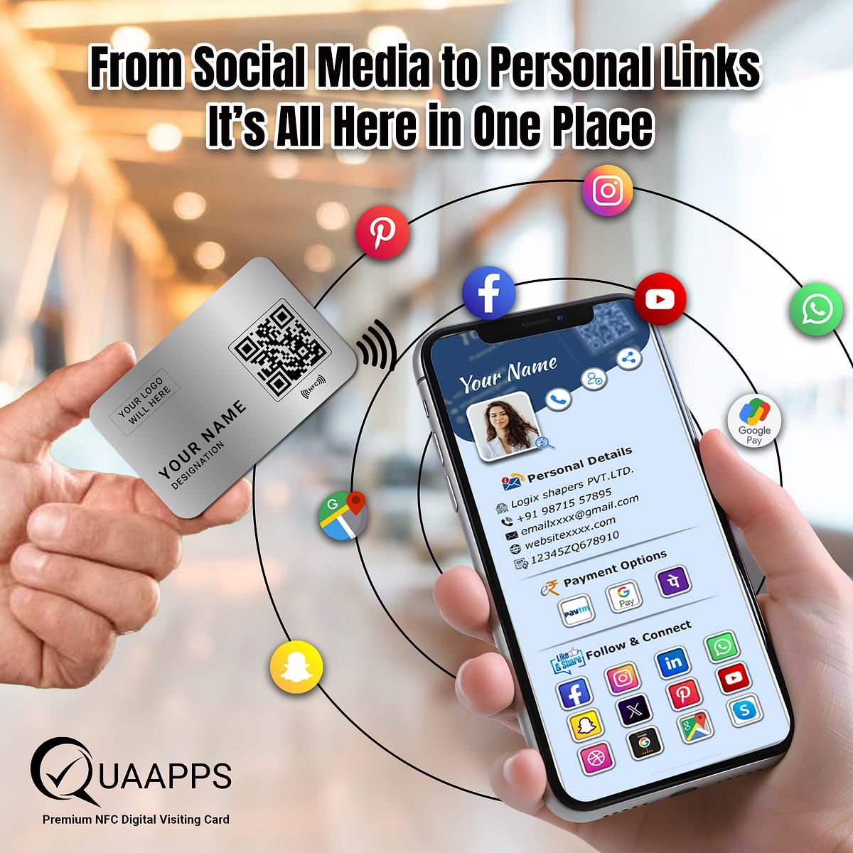 Why Stylish NFC Visiting Cards Outshine Traditional Options | by Quaapps | Jun, 2025 | Medium