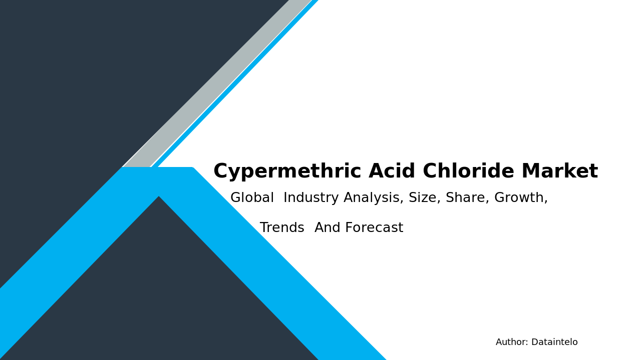 Cypermethric Acid Chloride Market Report | Global Forecast From 2025 To 2033
