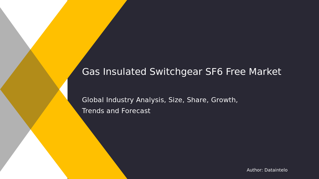 Gas Insulated Switchgear SF6 Free Market Report | Global Forecast From 2025 To 2033