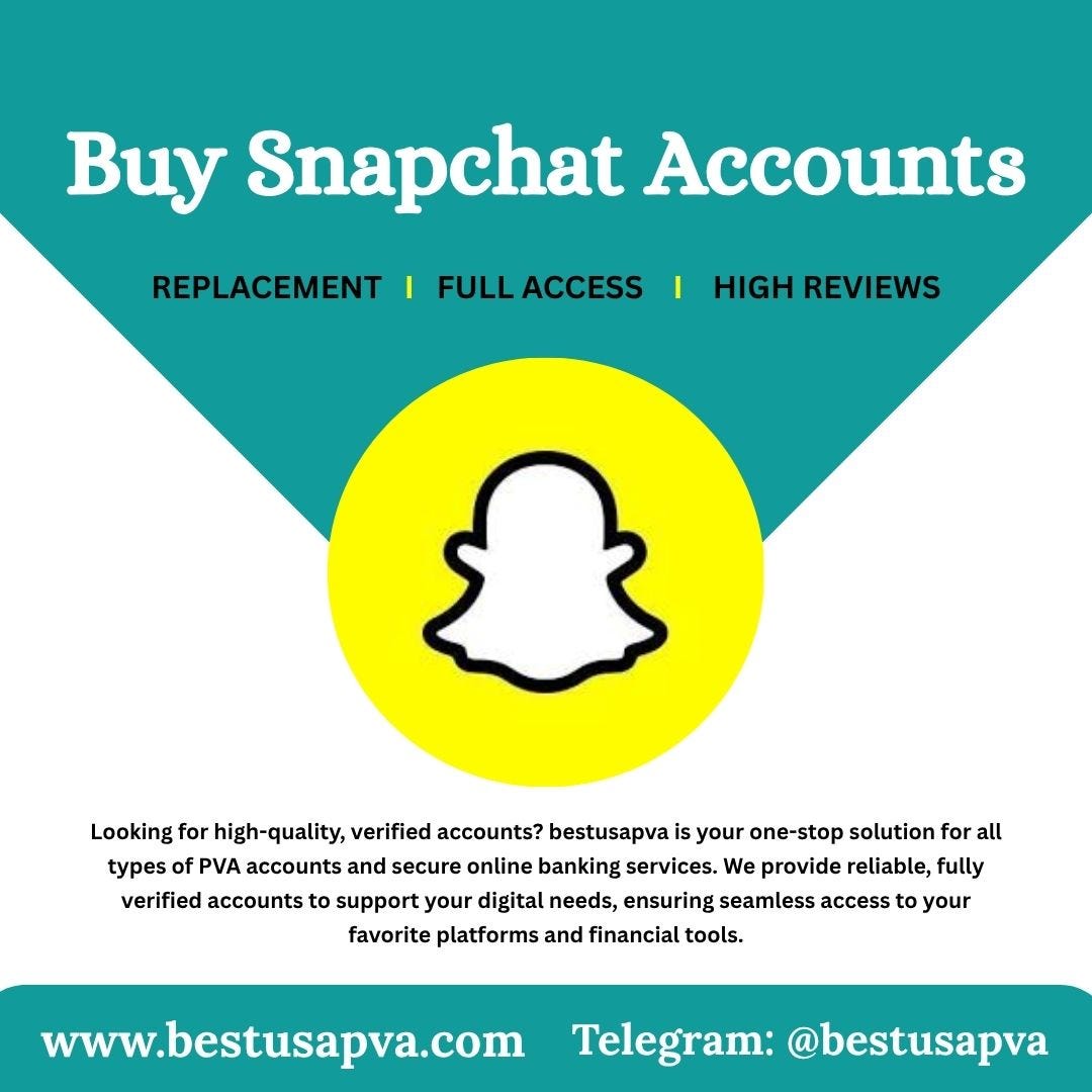 Top 40 Sites to Buy Snapchat Account (New/Old) | by BEST PVA | Jul, 2025 | Medium