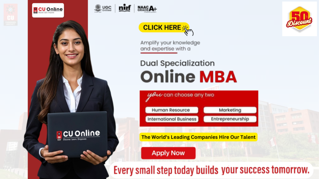 Online MBA at CU 2025: Application Fees 100% Discount