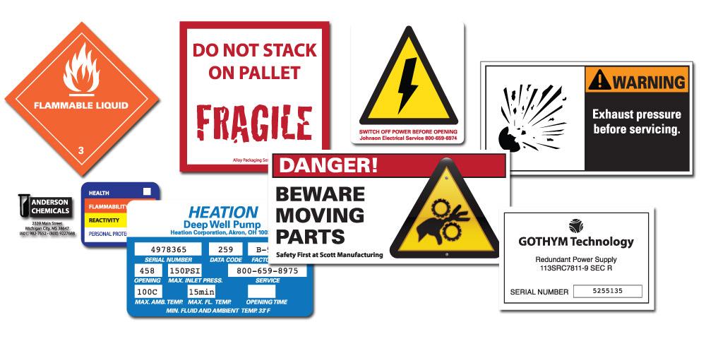 Industrial Decals & Labels – Custom Designs For All Needs