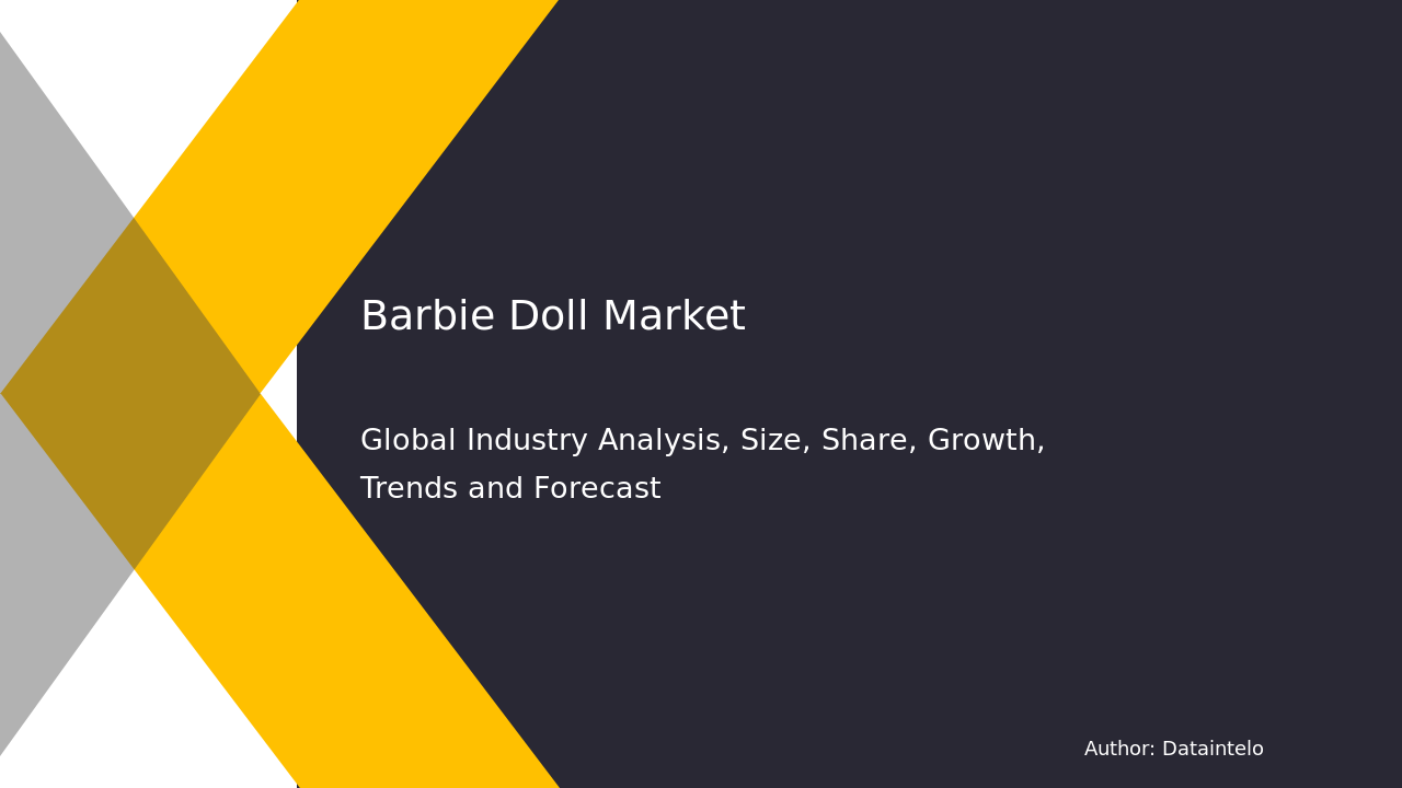 Request For Sample of Barbie Doll Market Report | Global Forecast From 2025 To 2033