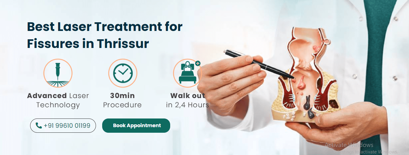 Best Laser for Fissure Treatment in Thrissur, Kerala - Dr. Raviram S