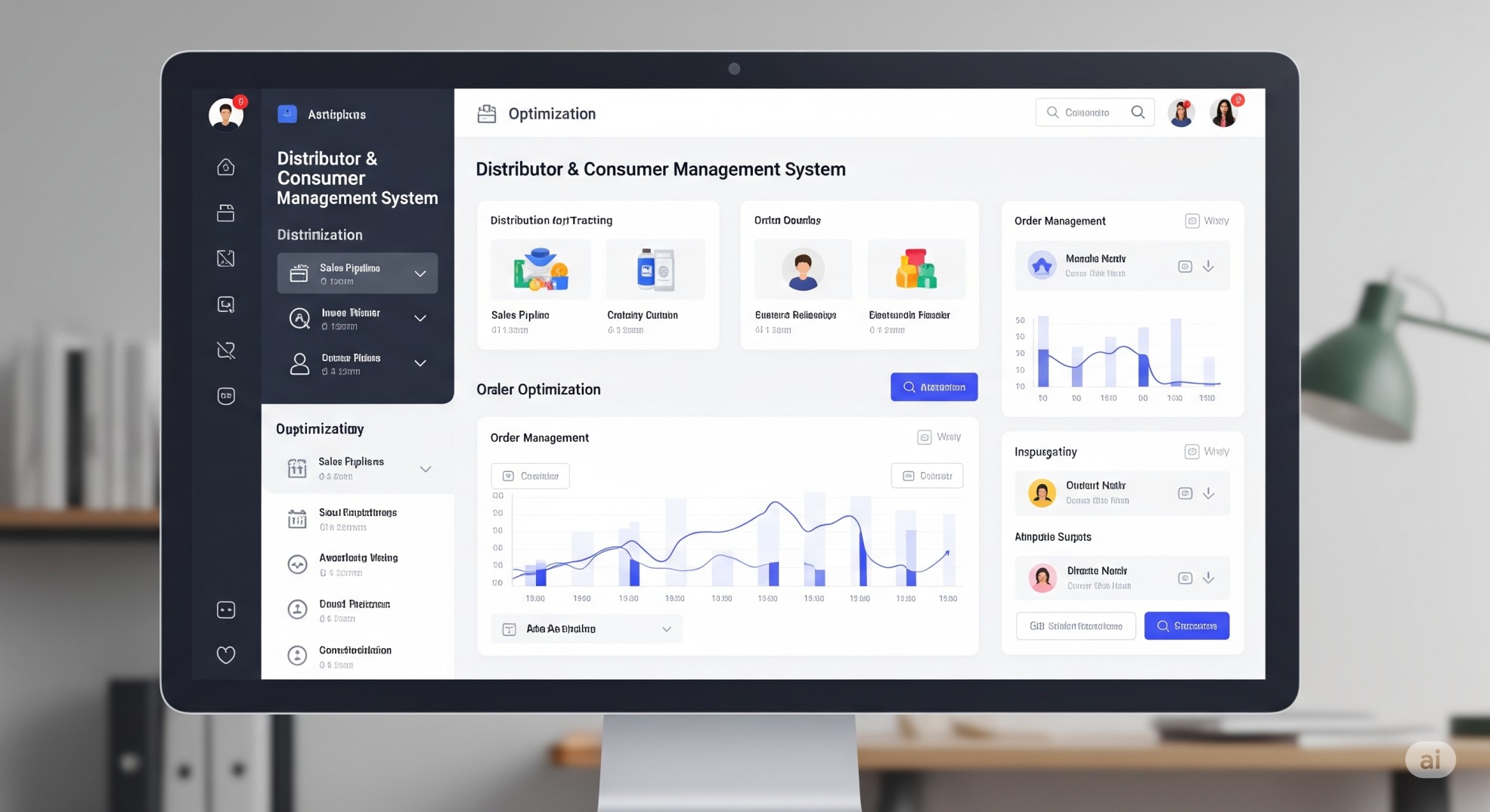 Distributor & Consumer Management System for Sales Efficiency