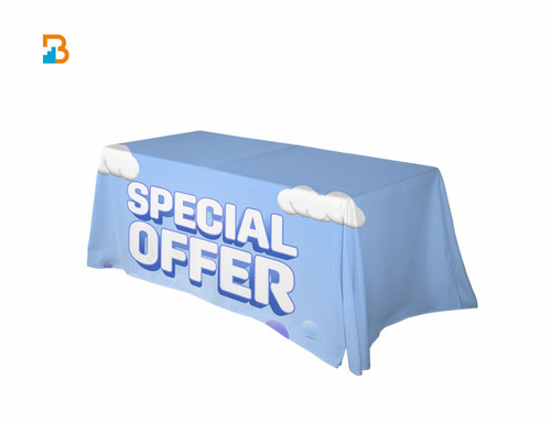 Custom Table Cover Personalized Tablecloth with Your Logo