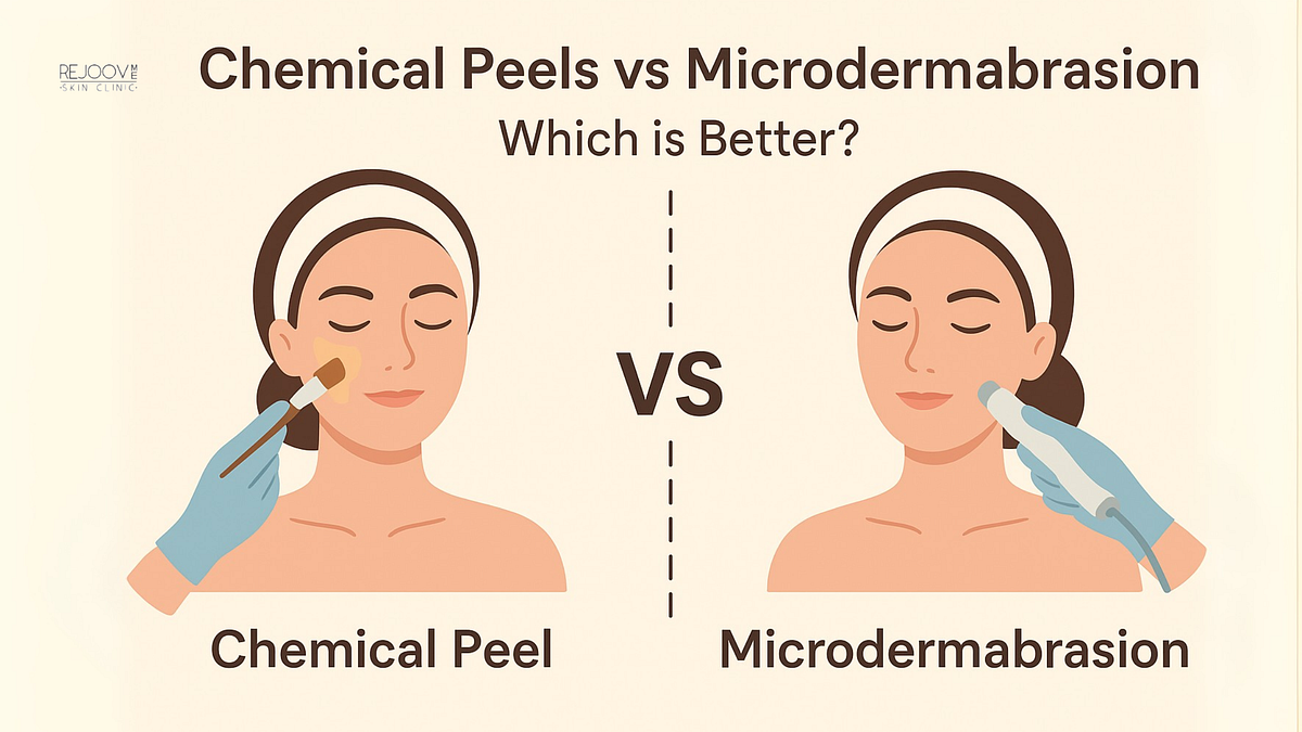 Chemical Peels vs Microdermabrasion — Which is Better? | by RejoovMe Skin Clinic | Aug, 2025 | Medium