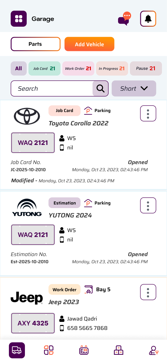 Garage Management System - Best Garage software | Sianty | UAE