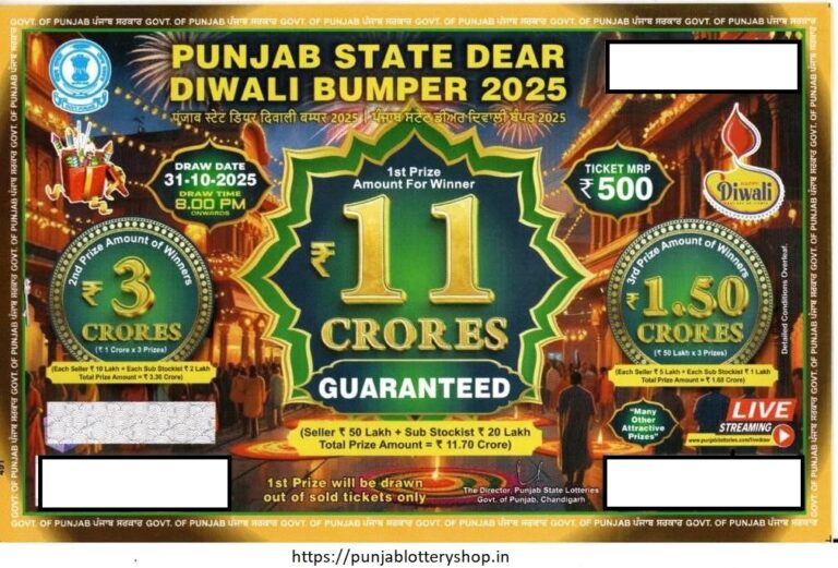 Diwali Bumper Lottery 2025