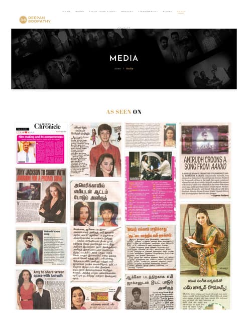 Deepanboopathy- Top Indian Filmmaker Tamil Nadu, India | PDF