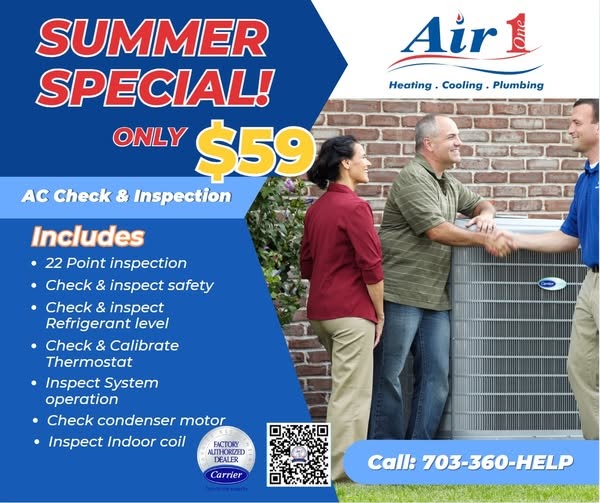 Reliable HVAC Services for Chevy Chase, Reston, Haymarket, McLean, Chantilly, Vienna & Herndon