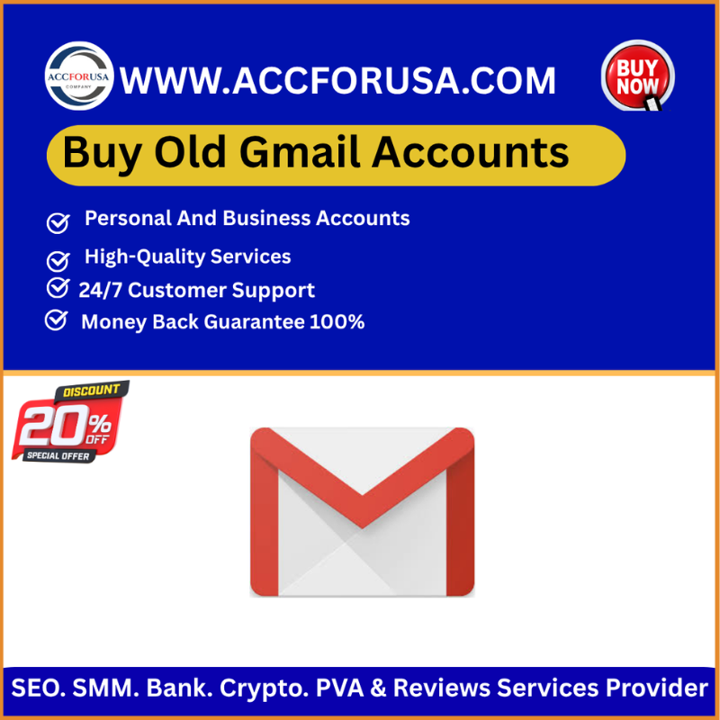 Buy Old Gmail Accounts - Old and New Gmail Accounts