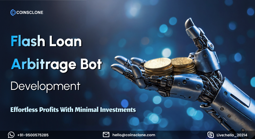 Flash Loan Arbitrage Bot Development Services - Coinsclone