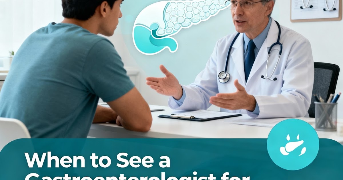 When to See a Gastroenterologist for Chronic Pancreatitis?