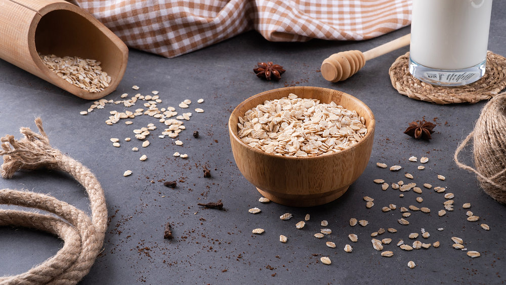 Back-to-school snack prep with oats and nuts