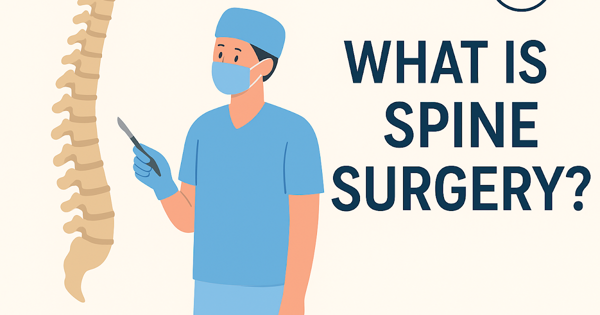 What is spine surgery?
