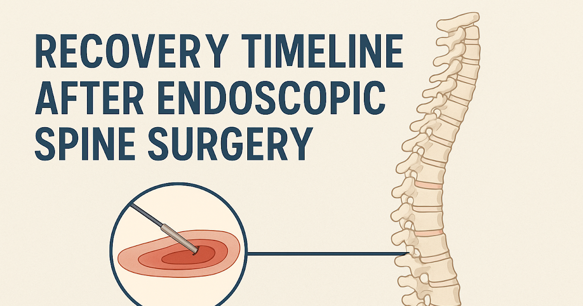 Sri Balaji Action Medical Institute | Best Hospital in Delhi NCR: Recovery Timeline After Endoscopic Spine Surgery