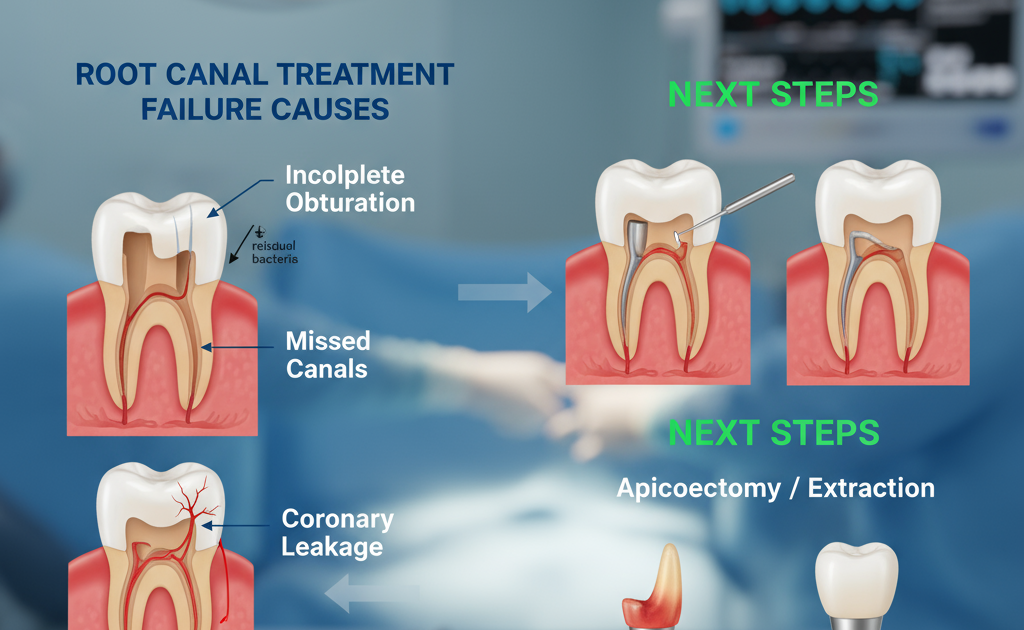 Can Root Canal Treatment Fail? Causes and What to Do Next