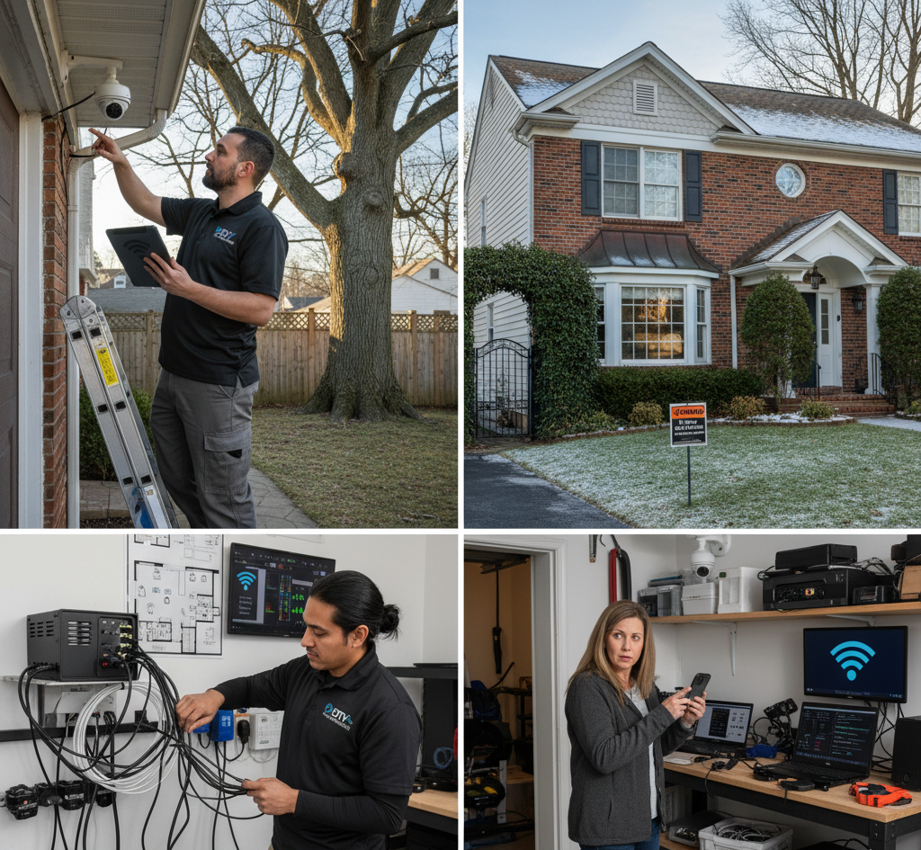 Challenges that Occur with Home Security Camera Installation in NJ