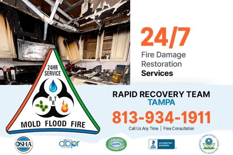 Restoring Peace of Mind with Rapid Recovery Team Tampa — Experts in Fire Damage Restoration Tampa FL, Storm Damage Cleanup Tampa, and Water Damage Service Tampa | by Rapid Recovery Team Tampa | Nov, 2025 | Medium
