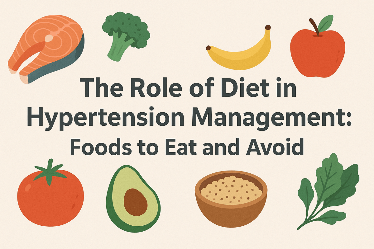 The Role of Diet in Hypertension Management: Foods to Eat and Avoid – Sarvesh Health city