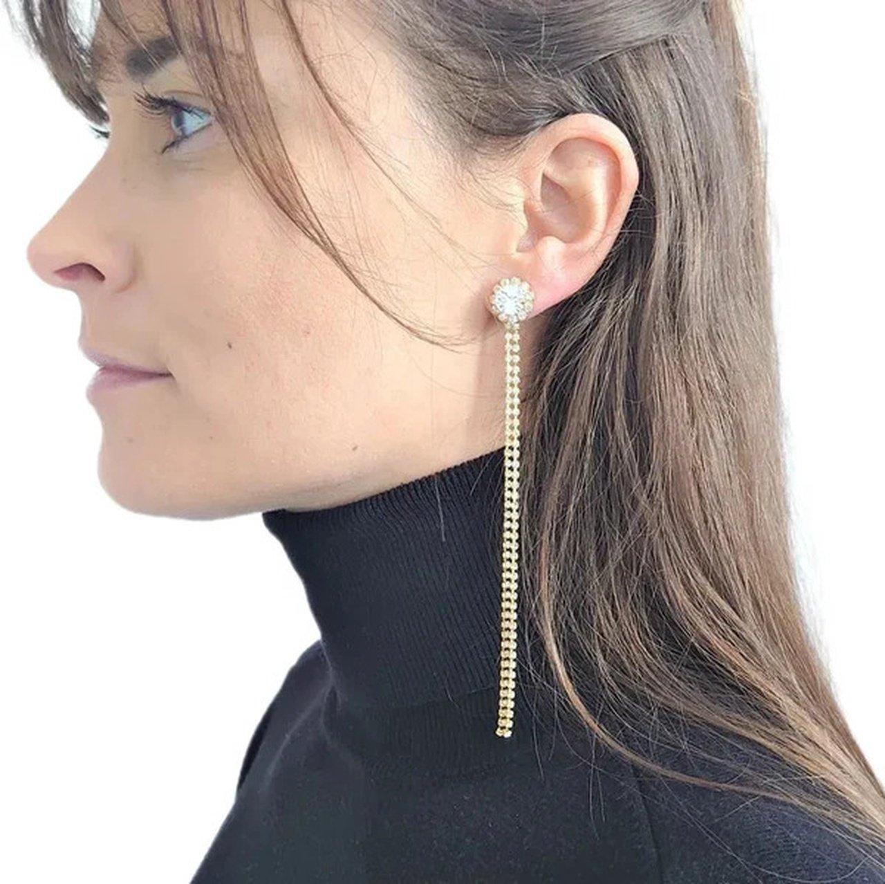 Gold Crystal Drop Earrings: Perfect for Weddings and Special Occasions | Articles | TCG London | Gan Jing World - Technology for Humanity | Video & Movie Streaming