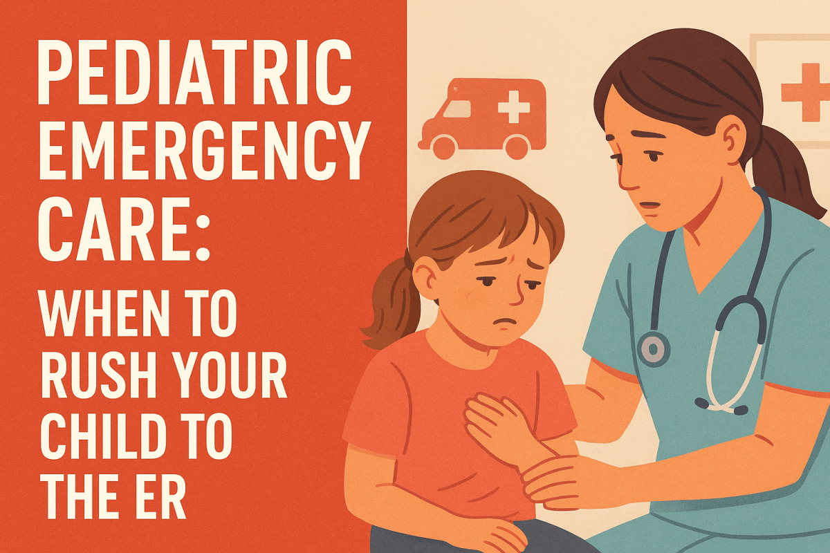 Pediatric Emergency Care: When to Rush Your Child to the ER – Sarvesh Health city