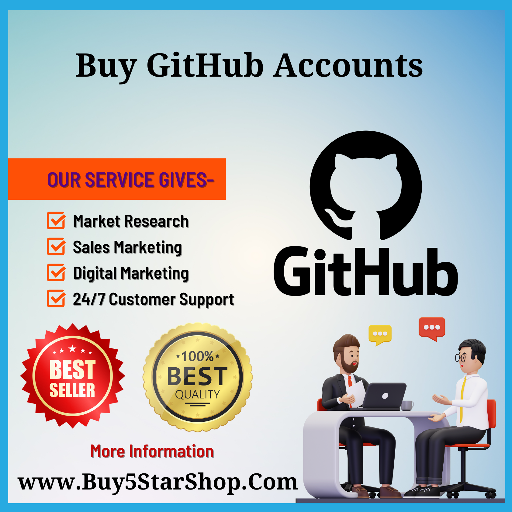 Buy GitHub Account - (PVA, Aged) - Fast Delivery
