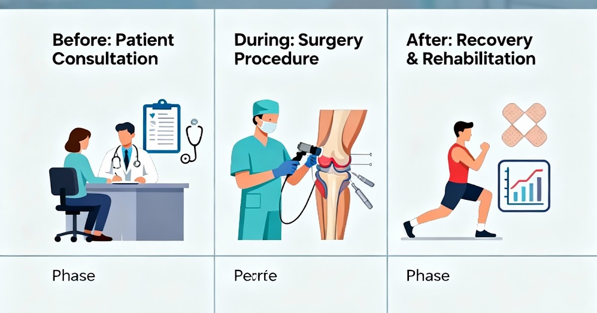 What to Expect Before, During, and After Arthroscopic Surgery