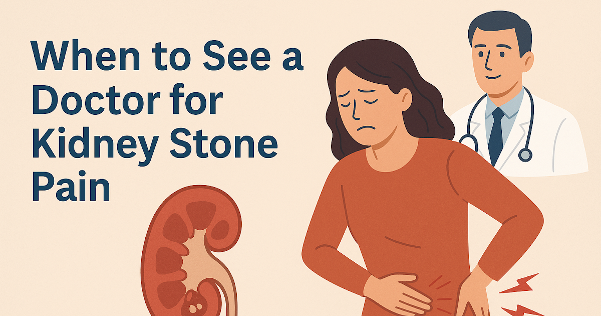 Sri Balaji Action Medical Institute | Best Hospital in Delhi NCR: When to See a Doctor for Kidney Stone Pain
