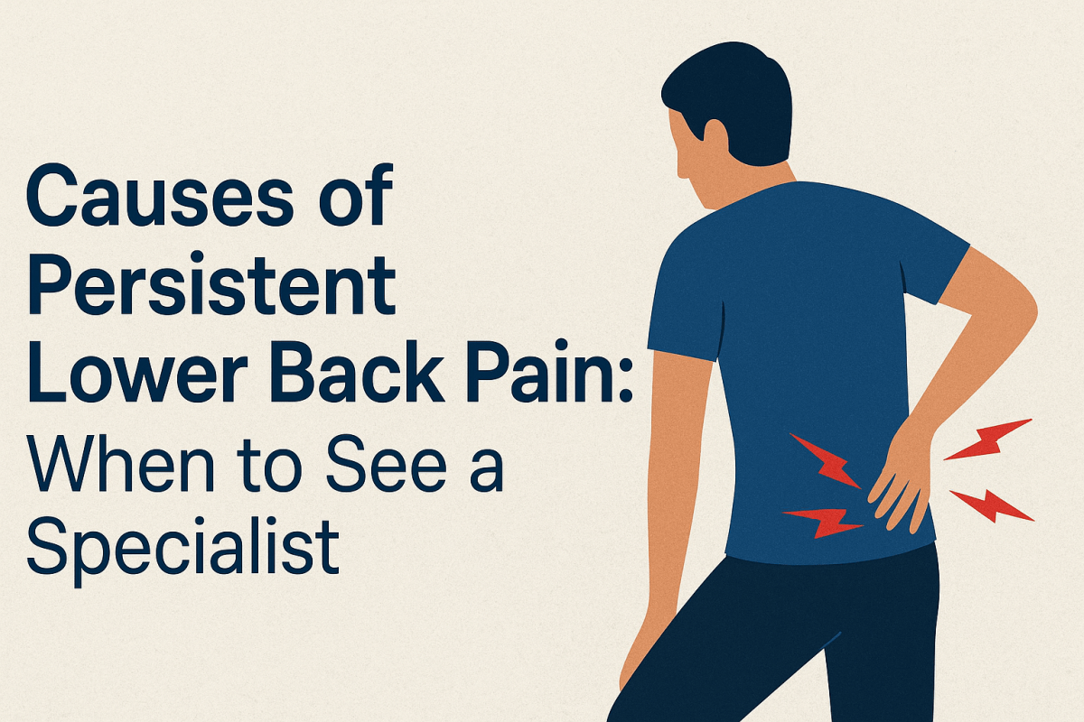 Causes of Persistent Lower Back Pain: When to See a Specialist – Sri Balaji Action Medical Institute