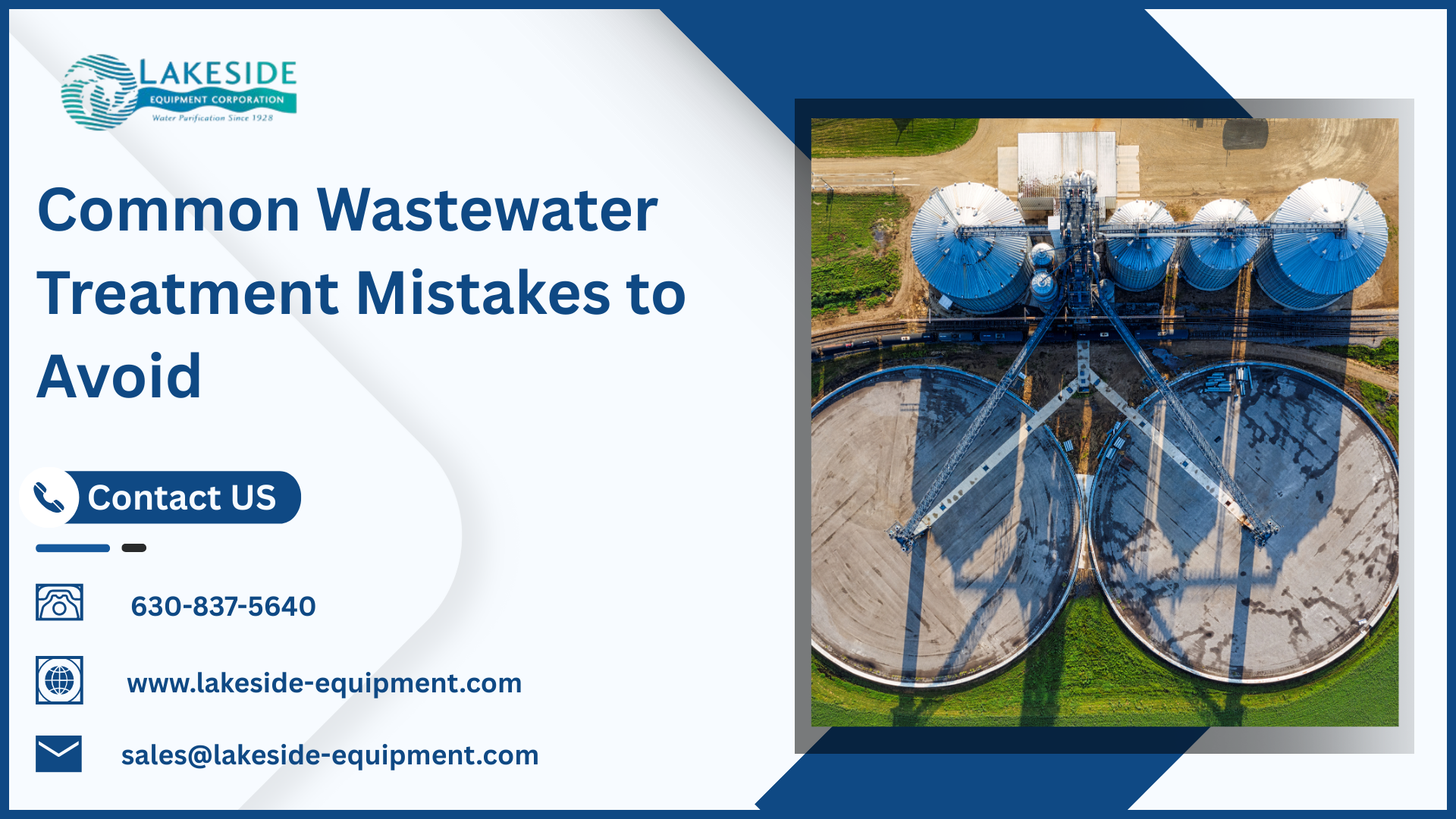 Common Wastewater Treatment Mistakes to Avoid – Lakeside-Equipment