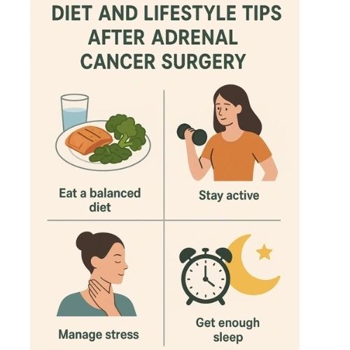 Diet and Lifestyle Tips After Adrenal Cancer Surgery