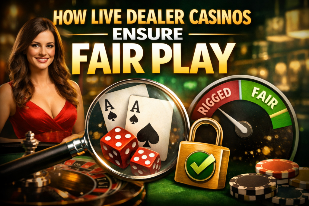 How Live Dealer Casinos Ensure Fair Play | Fairplay