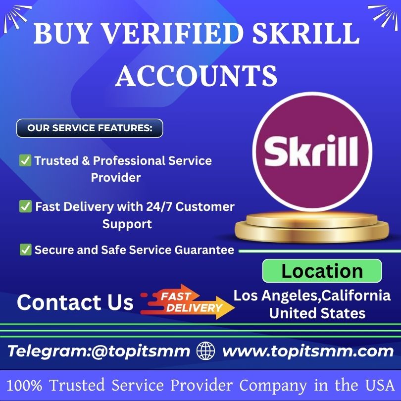Buy Verified Skrill Accounts - Secure & Verified Accounts