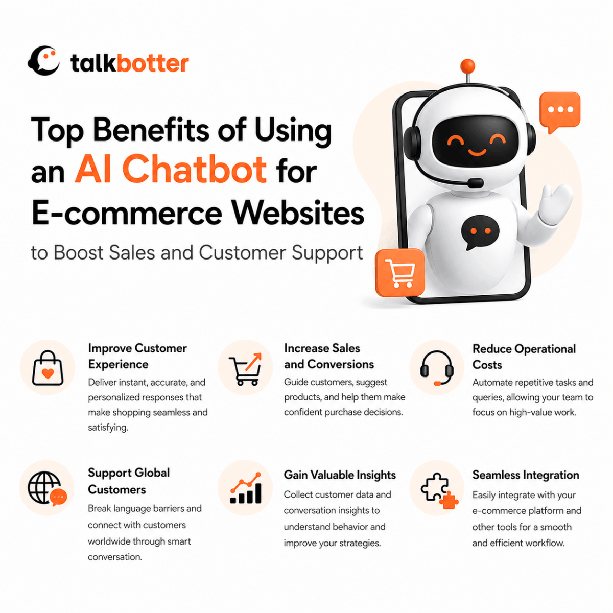 Top Benefits of Using an AI Chatbot for E-commerce Websites to Boost Sales and Customer Support – freechatbotforwebsite