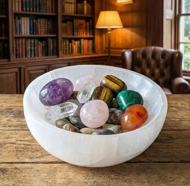 Selenite Bowl - Premier Halite Inc.