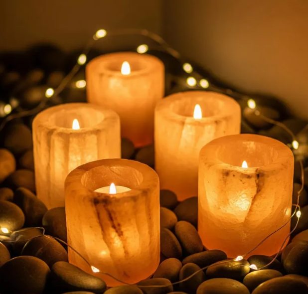 Salt Candle Holder - Premier Halite Inc.