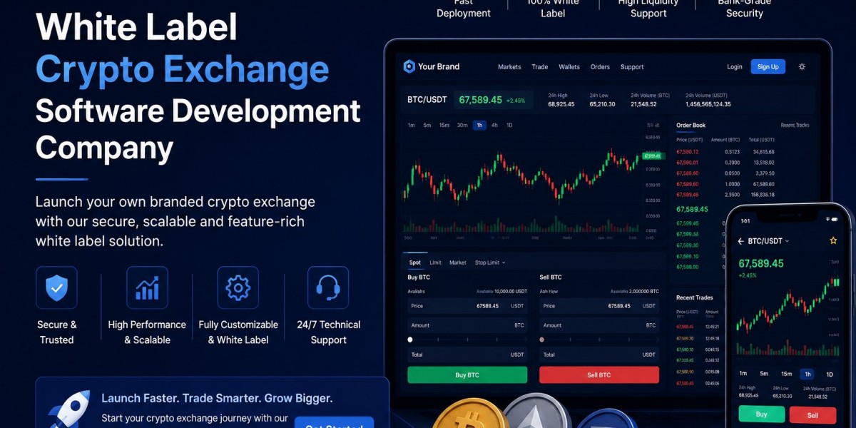 White Label Crypto Exchange Software Development: A Faster Way to Launch Your Crypto Trading Platform