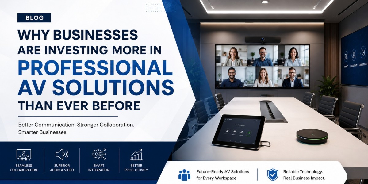 Why Businesses Are Investing More in Professional AV Solutions Than Ever Before