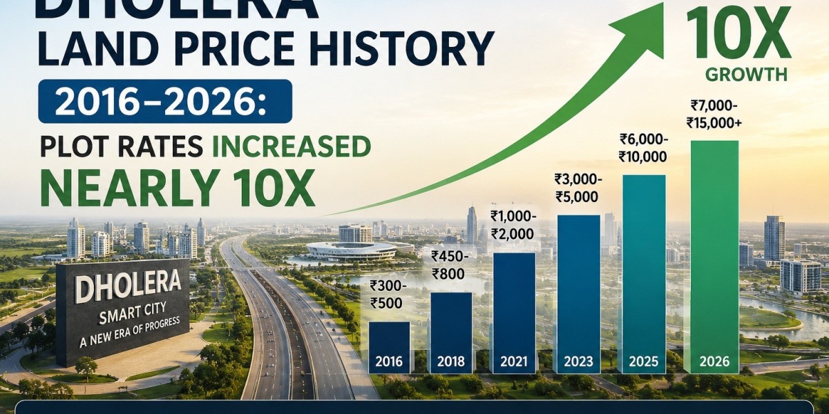 Dholera Land Price History: How Plot Prices Increased Nearly 10X in the Last Decade